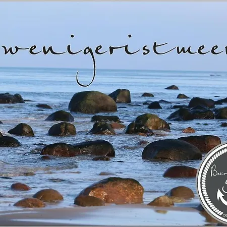 Bodenblick Mit Badewanne&wm&trockner Zwischen Bodden&meer Apartment Dranske